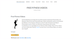 Desktop Screenshot of freevideofitness.com